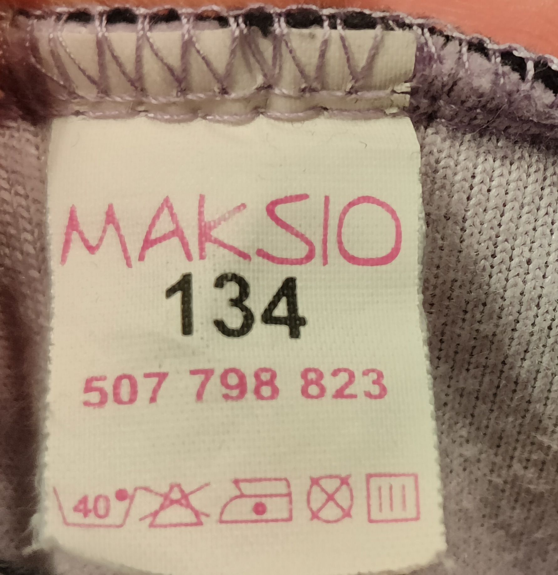 Bluza zapinana dziewczęca z firmy Maksio rozmiar 134