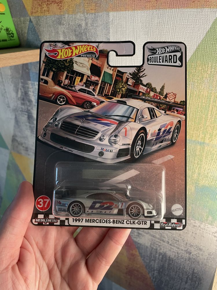 Моделька Hot wheels 1997 Mercedes-Benz CLK-GTR