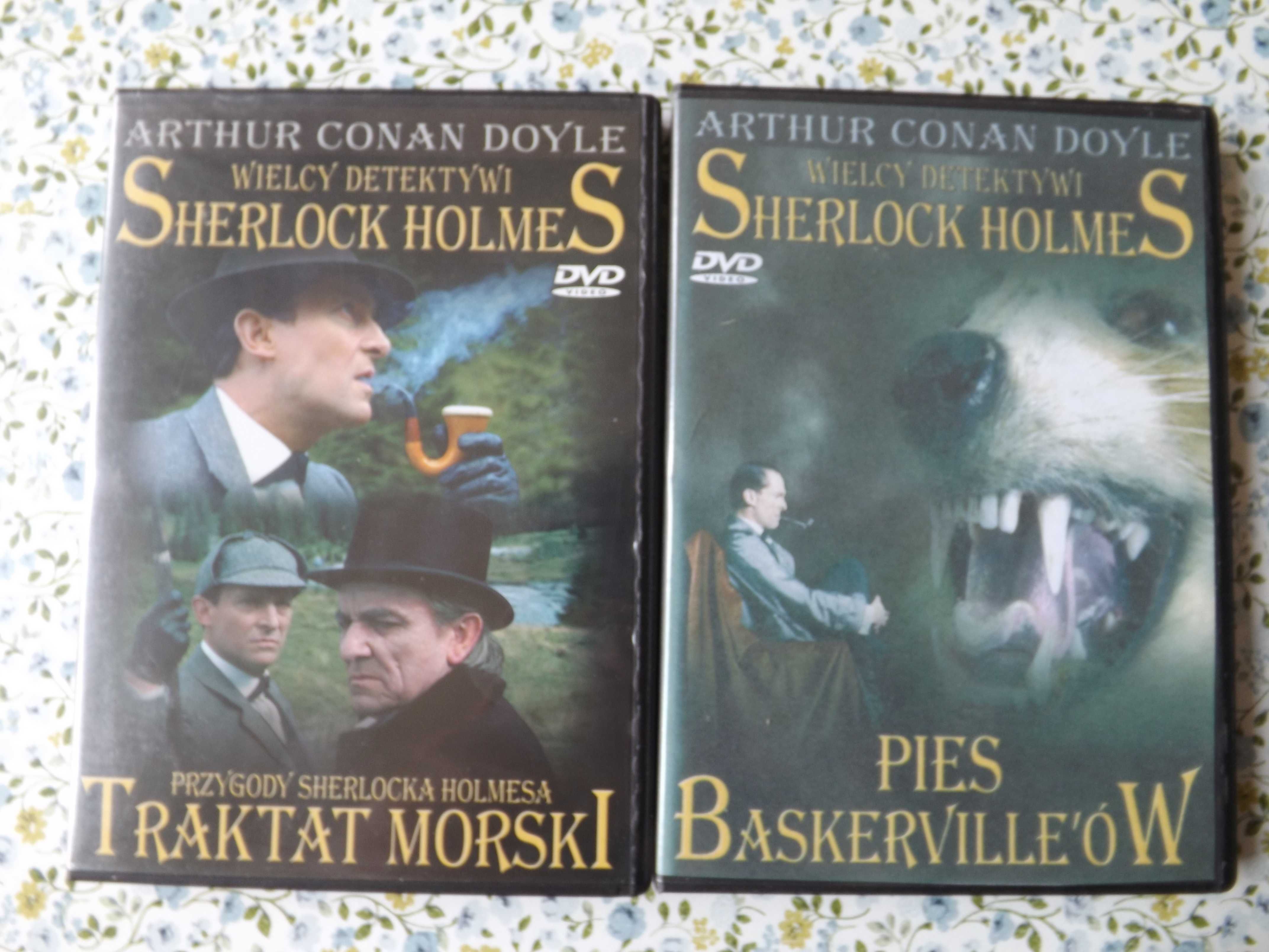 Pies Baskervilleów Traktat morski Sherlock Holmes film dvd