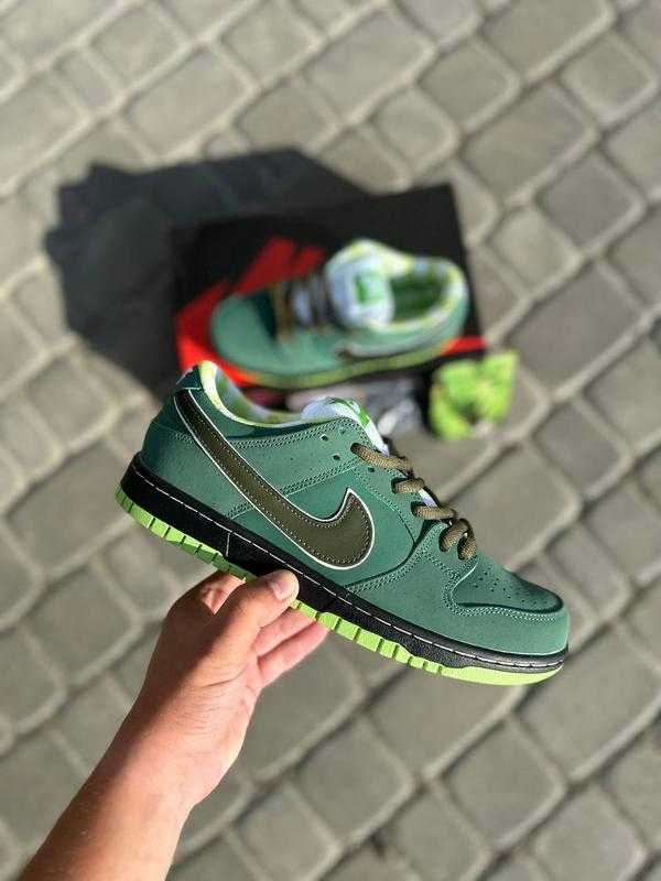 Кросівки весняні унсекс. Nike SB Dunk Low Concepts Green Lobster