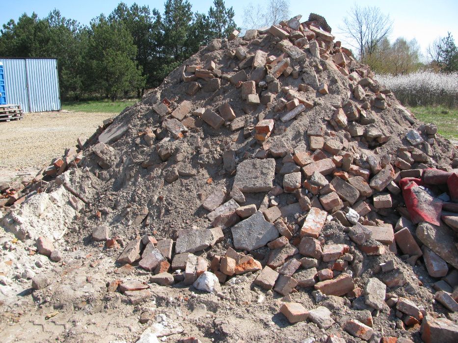 gruz budowlany betonowo ceglany ceglany