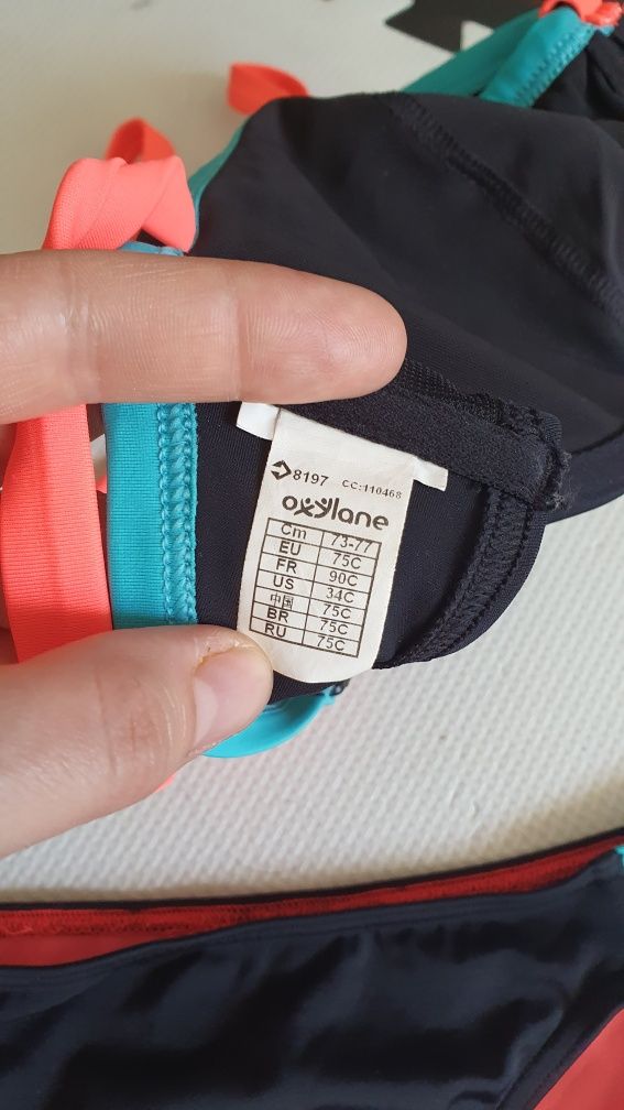 strój kąpielowy 75C neon S/M/L