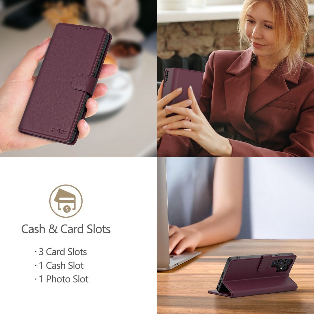 Tech-Protect Wallet Galaxy A56 5G Mulberry