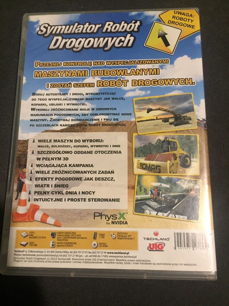 Symulator robót drogowych