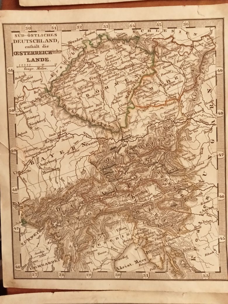 Mapa Mapki z okresu Księstwa Warszawskiego Królestwa Polskiego XIXw.