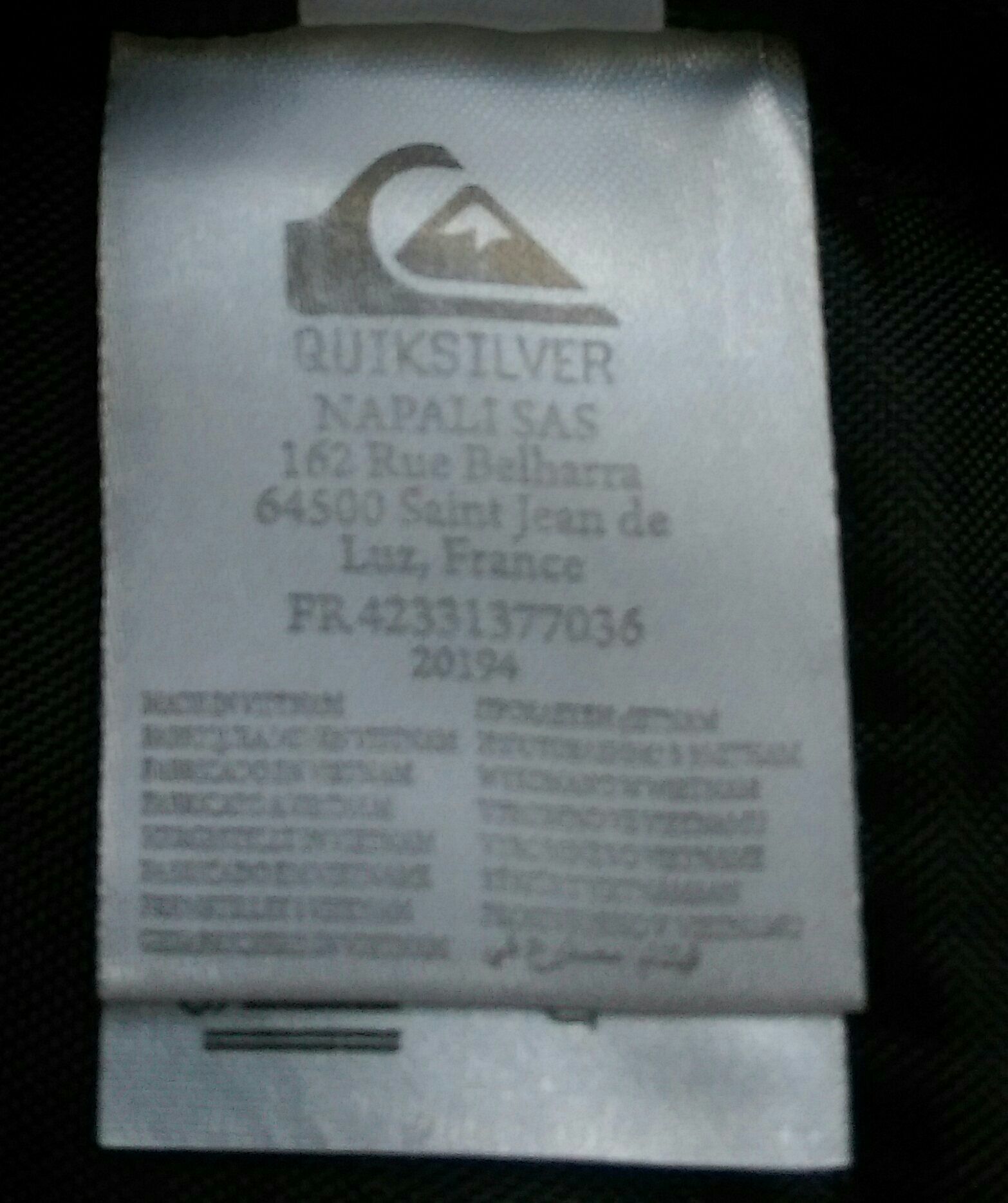 Рюкзак б/у городской Quiksilver 20L(France)