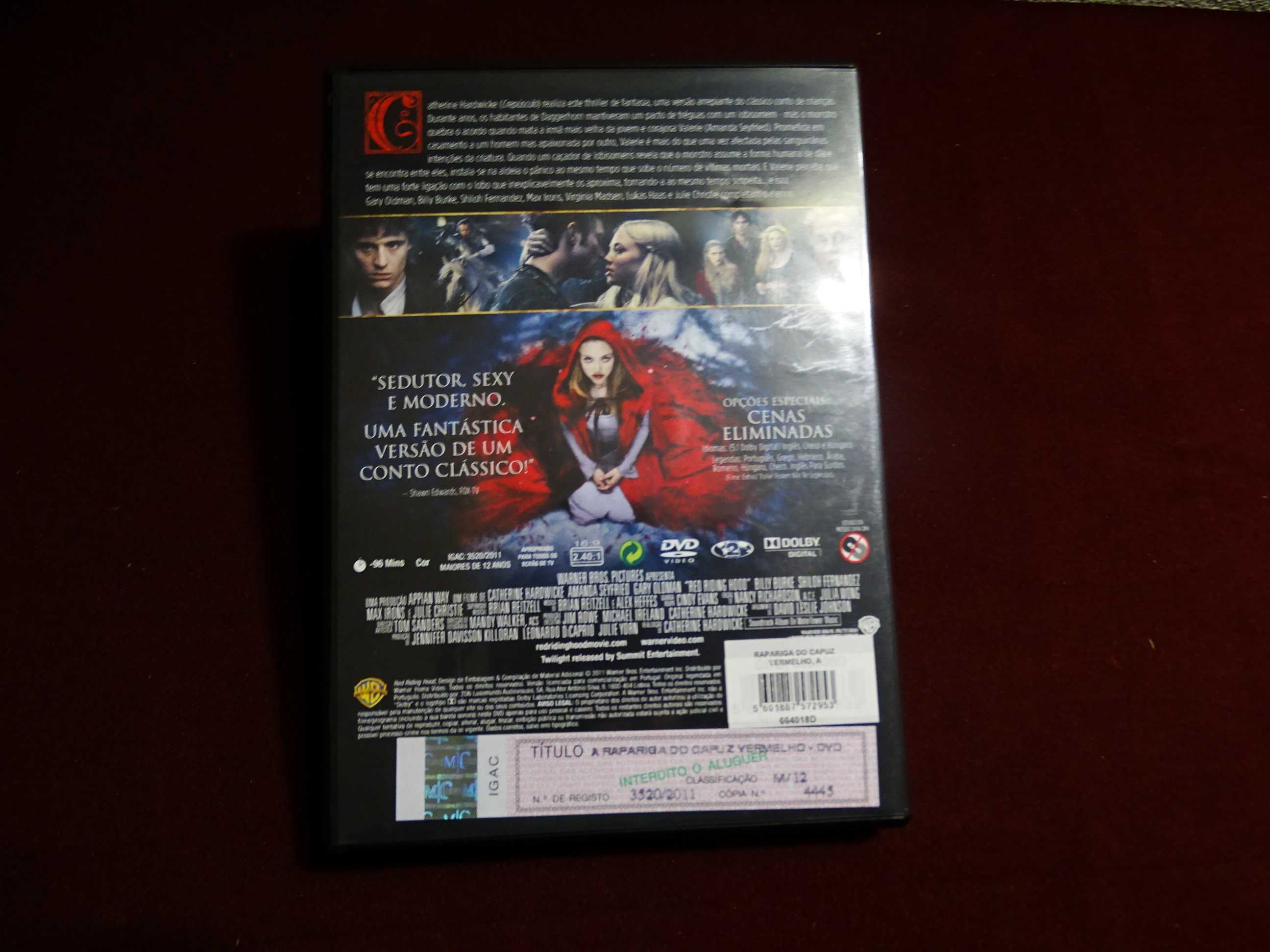 DVD-A Rapariga do Capuz Vermelho-Amanda Seyfried/Gary Oldman