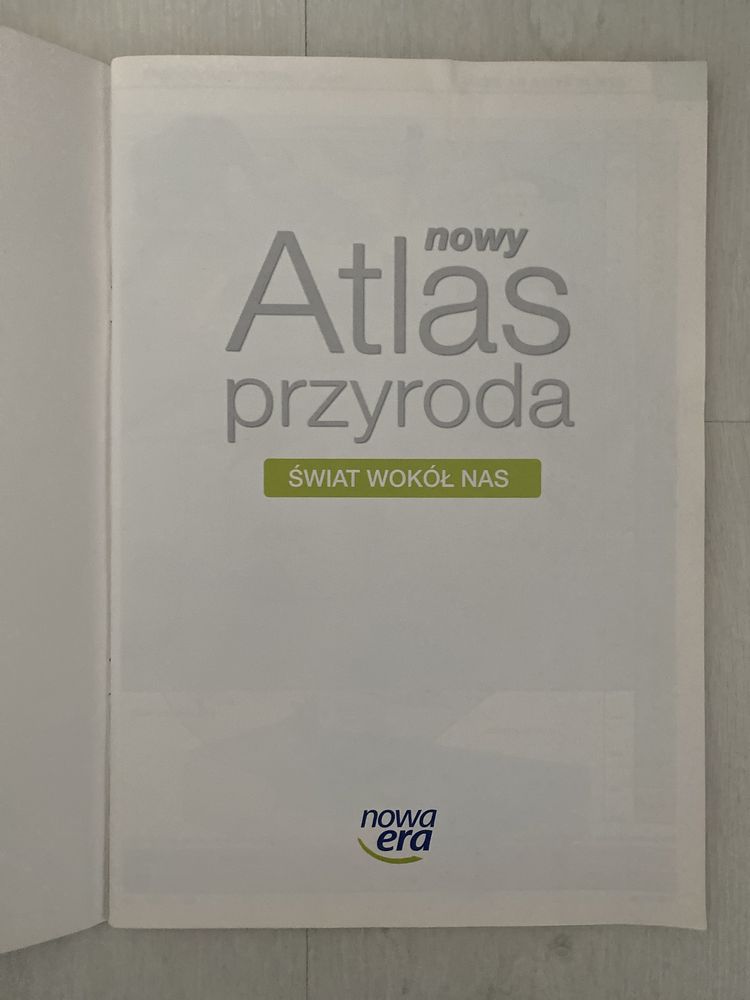 Nowy atlas przyroda świat wokół nas