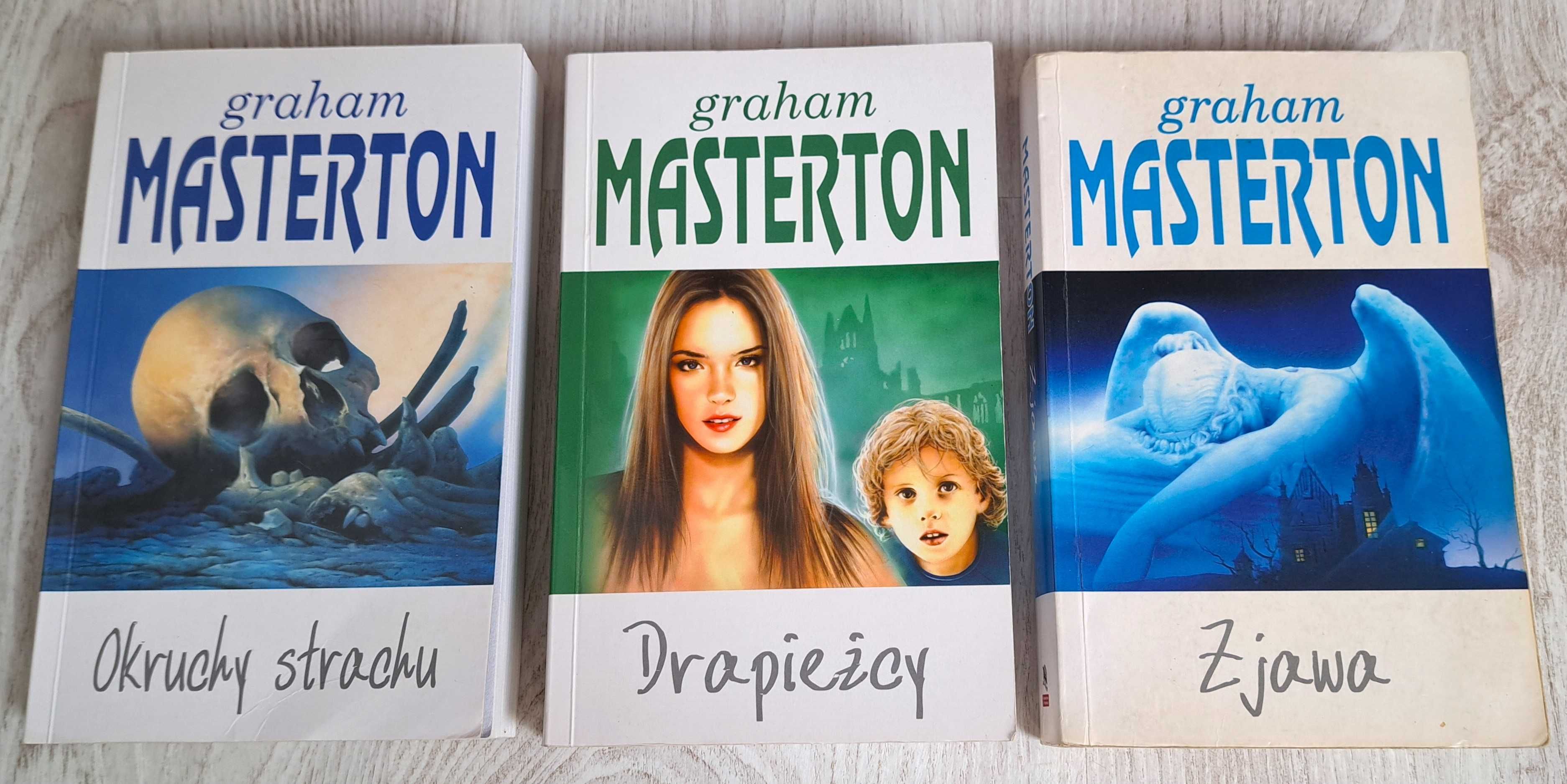 3x Graham Masterton Okruchy strachu + Zjawa + Drapieżcy