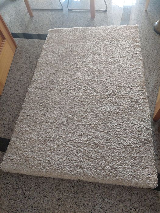 Carpete Carpet Vista creme pelo alto 160x110