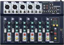 Weymic F7-Pro profesjonalny mikser 7-kanałowy 2-Bus Interfejs audio