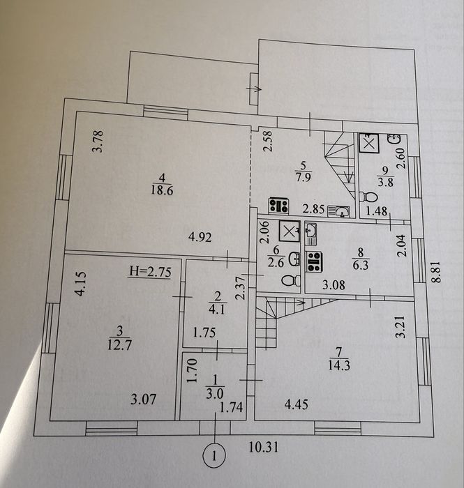 Затишний будинок в Гостомелі, 4 сотки землі