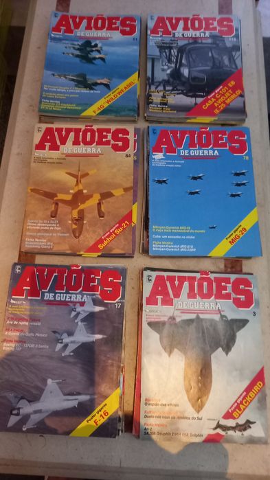 Vendo 80 fascículos de Aviões de Guerra