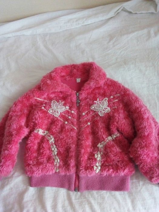 Тепла кофта, ветровка, шубка 1—1,5 года