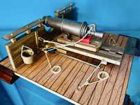 Armata, karonada angielska HMS Victory Mantua Model żaglowiec
