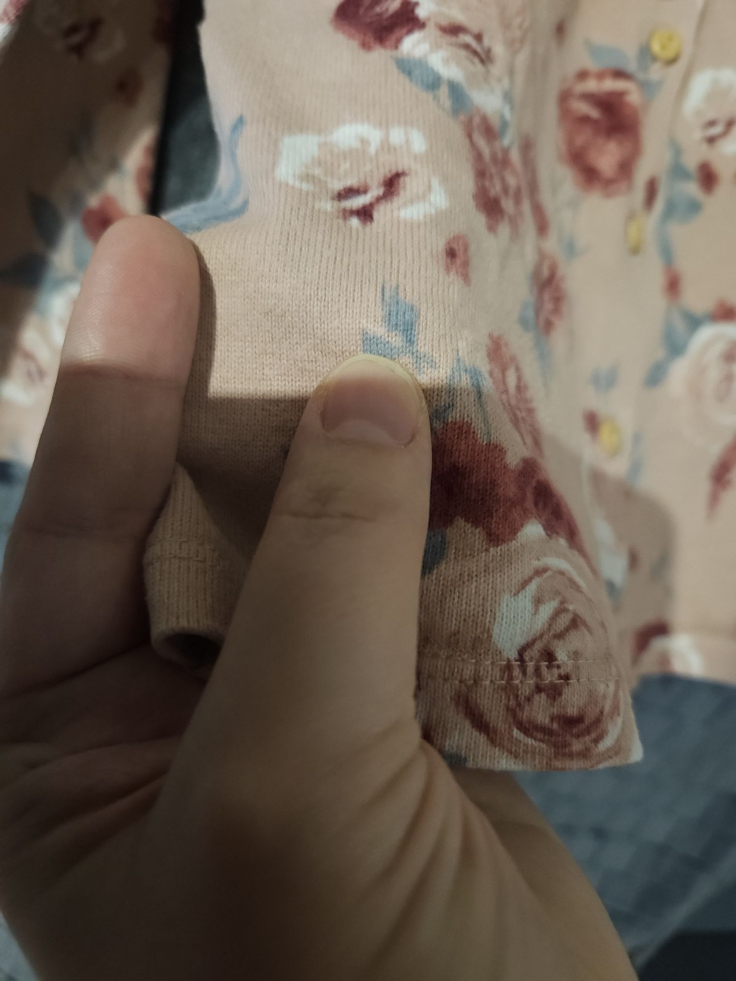 Sweter sweterek kardigan w kwiatuszki h&m 92
