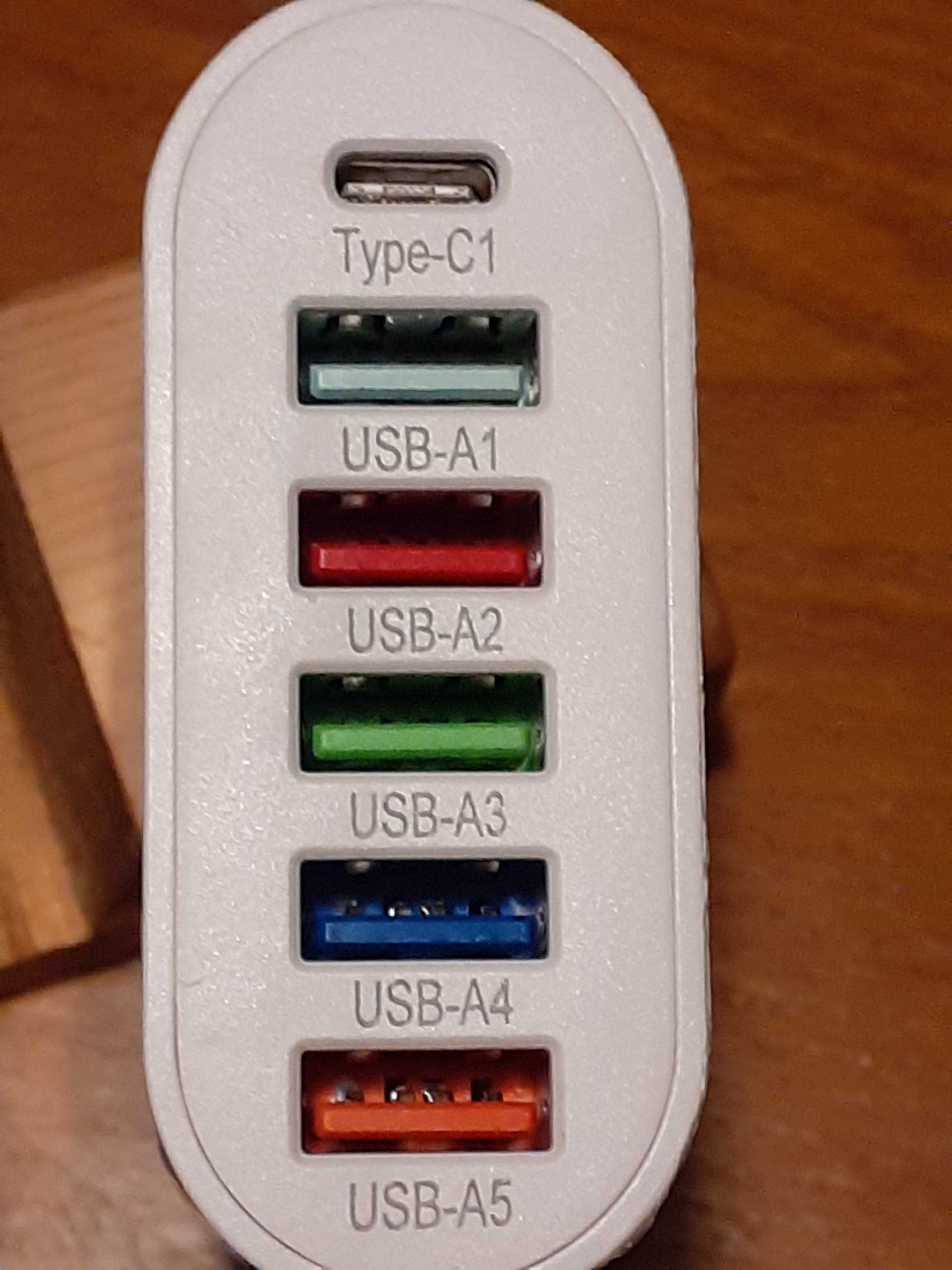 Carregador 220v USB-A e USB-C