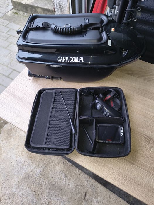 Łódka wędkarska z echo Boatman