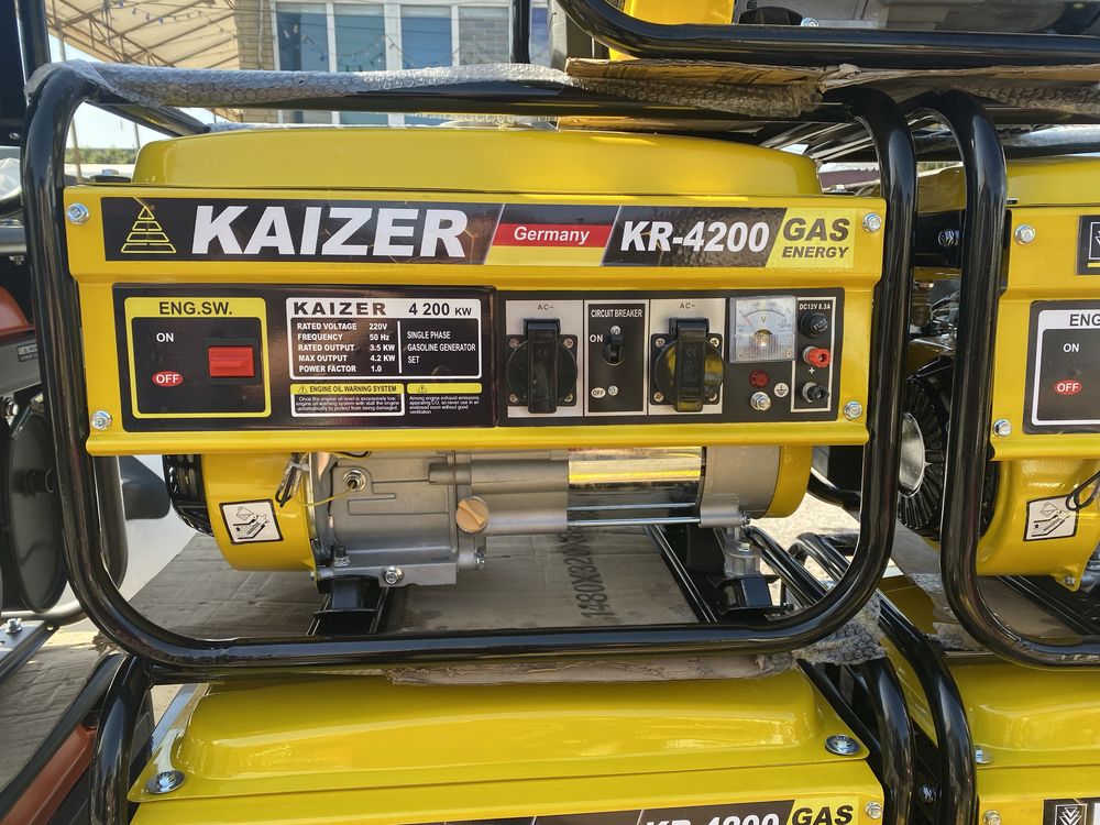 Генератор KAIZER 3.5 квт GEW, медь бесплатная доставка