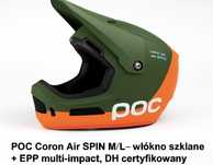 Kask POC Coron Air SPIN M/L - wlókno szklane EPP multi impact