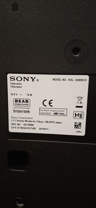 Telewizor  32 cali Sony Bravia