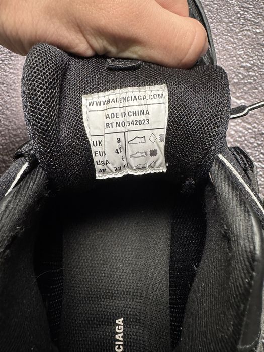 balenciaga track 1 black 42-43