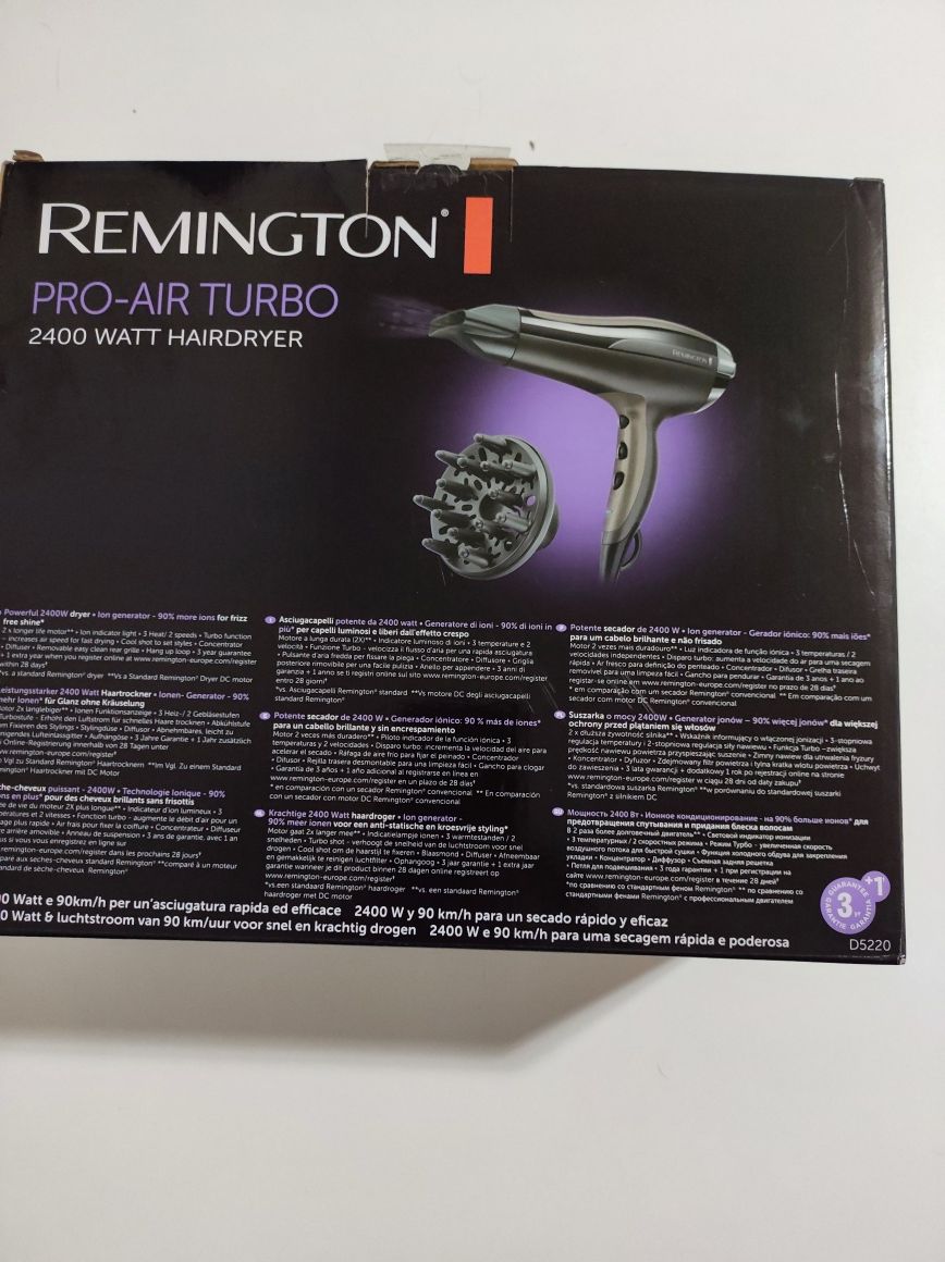 Remington Pro Air Turbo 2400W Generator jonów