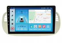 Radio nawigacja Android Fiat 500  9" Biale