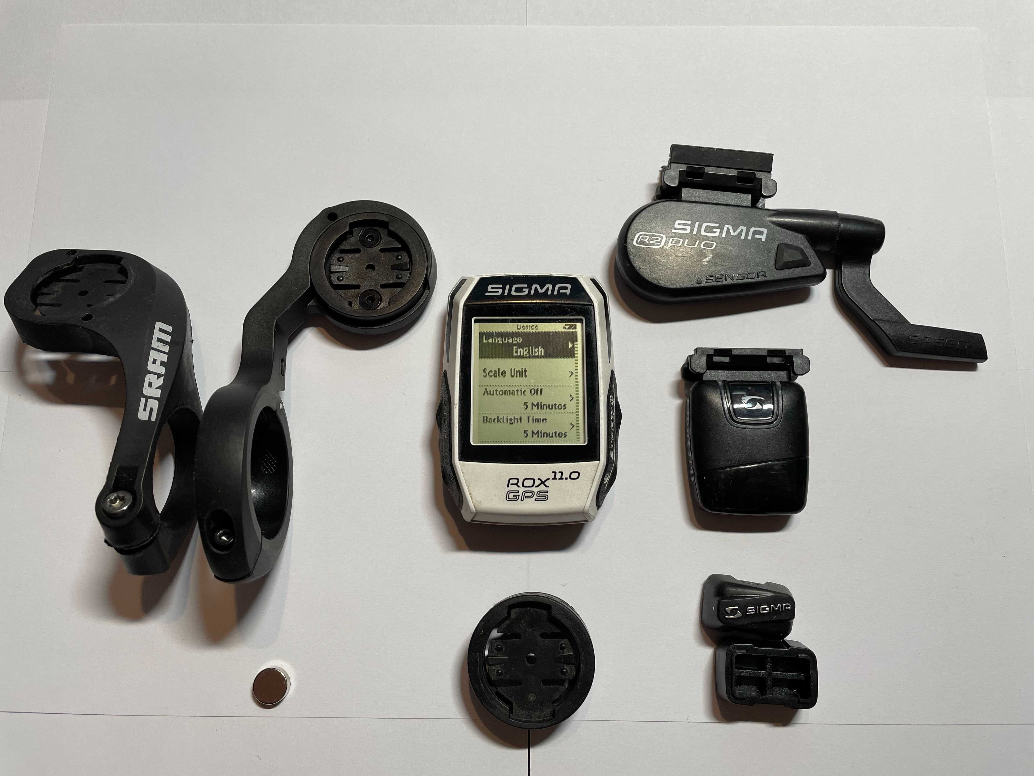 licznik rowerowy GPS Sigma ROX 11 + 3 uchwyty różnej długości!!