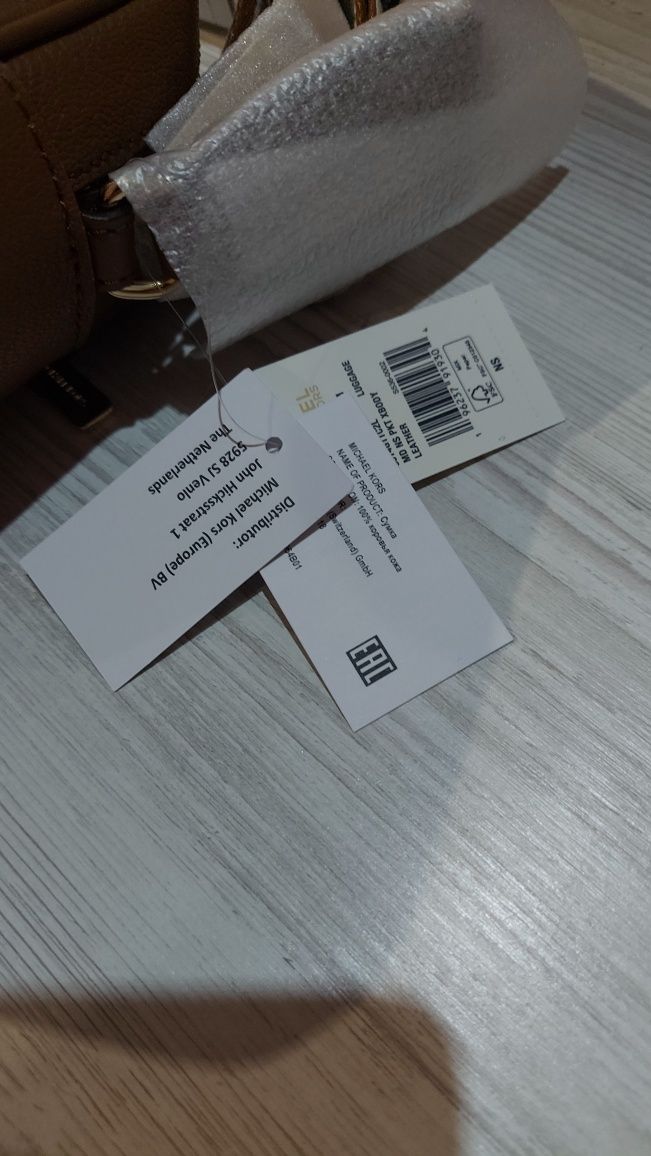 Нова сумка crossbody Michael Kors Jet Set Medium Leather Bag Оригінал