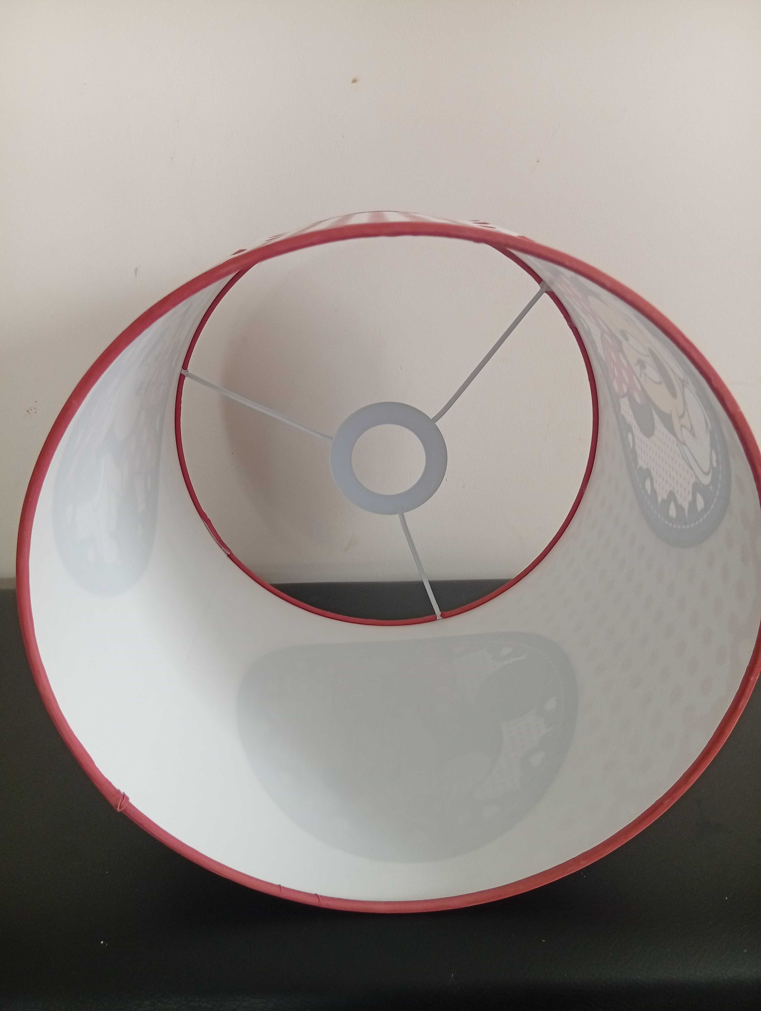 Klosz Abażur do lampy wiszącej, lampa z Minnie Mouse do pokoju dziecka