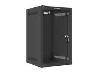 Szafa instalacyjna rack wisząca 10" 9U 280X310 czarna LANBERG