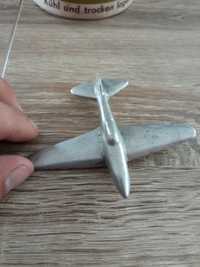Stara zabawka aluminiowy samolot