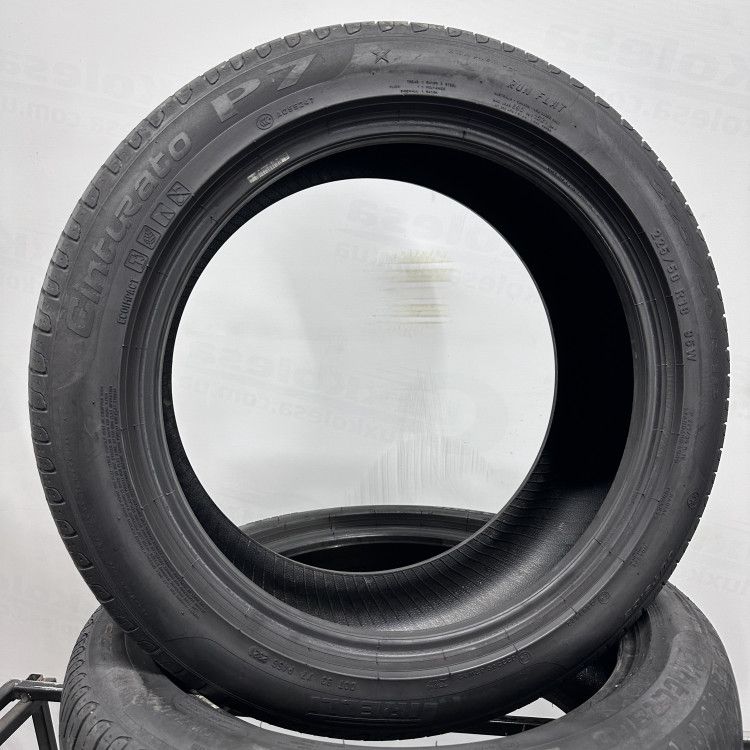 4шт бу літо RunFlat 225/50/R18 6,5мм 2021р Pirelli Cinturato P7