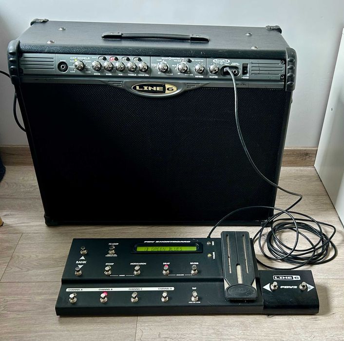 ZESTAW wzmacniacz combo Line 6 Spider II 150W + FBV Shortboard + FBV2