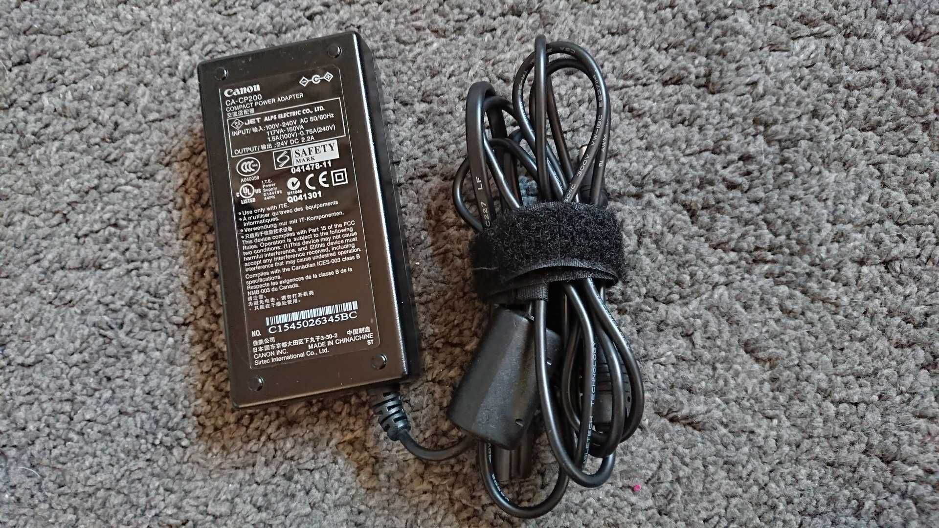 Canon Selphy CP200 (uszkodzona) + zasilacz + tacka