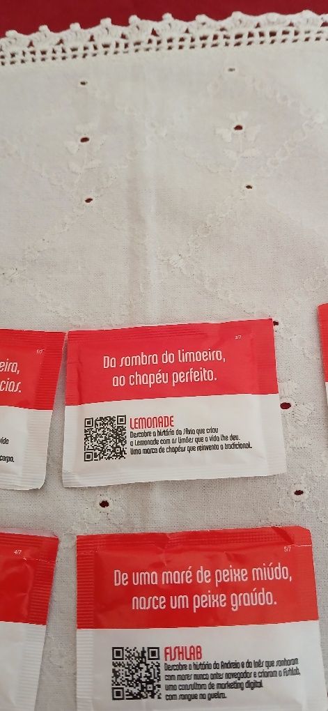 Pacotes de açúcar Buondi- Série completa