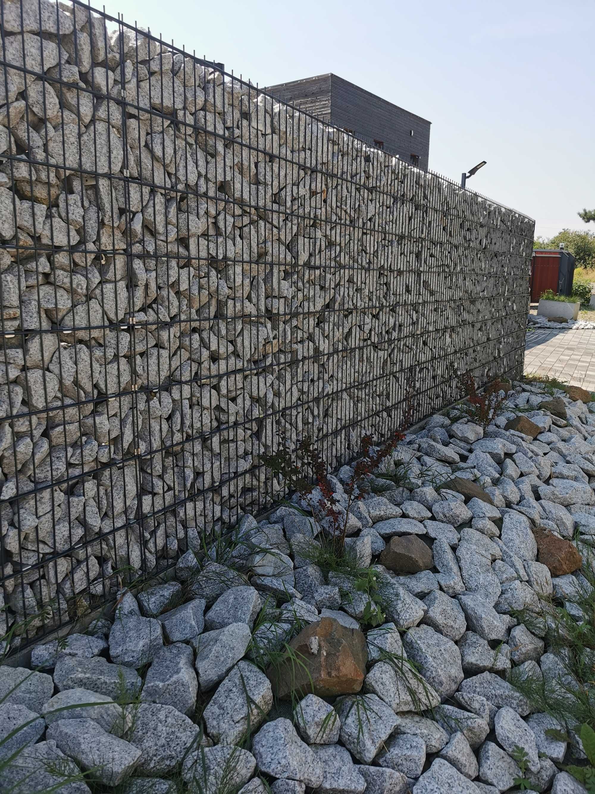 ogrodzenie gabionowe gabion ocynk kolor h1630cm donica  Mur gabionowy