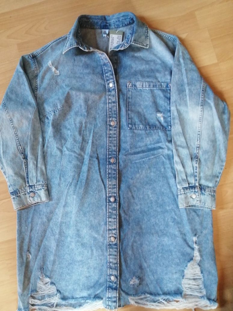 MEGA Super Koszula Dżinsowa Duża Nowa z metką H&M oversize