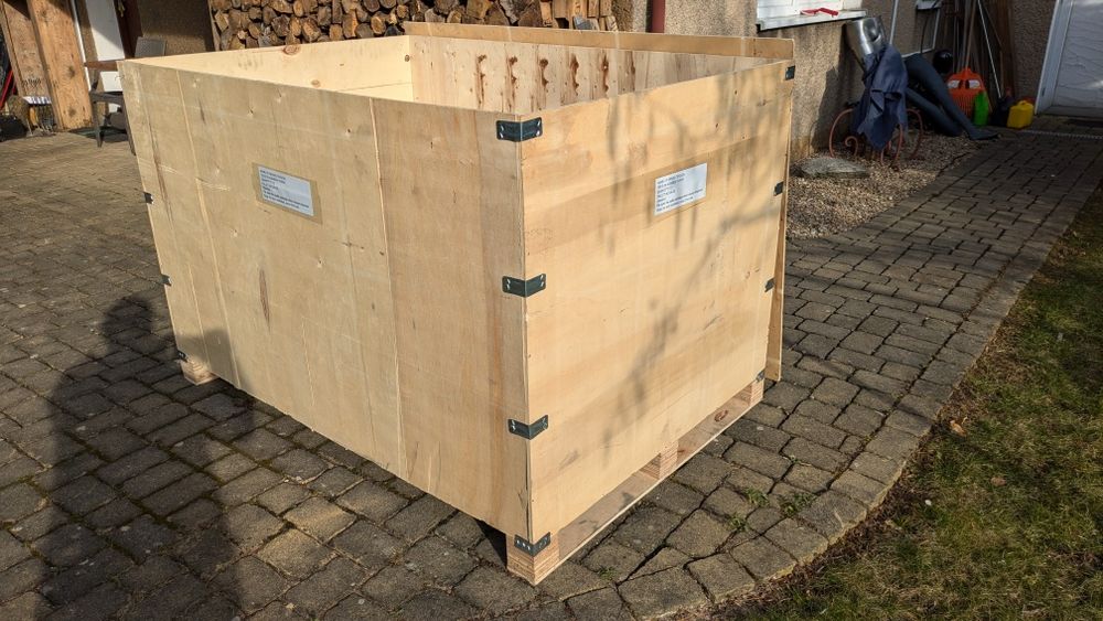 Skrzynia że sklejki