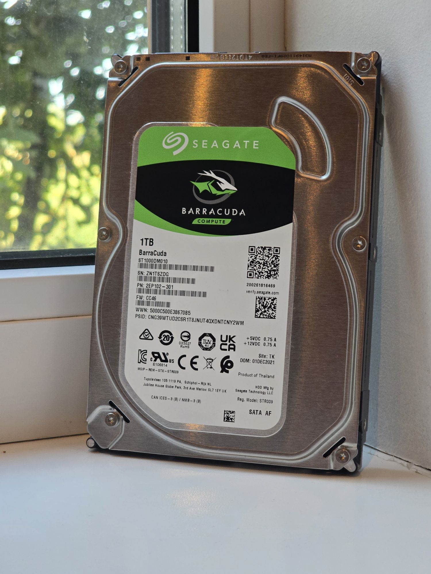 Жорсткий диск Seagate Barracuda 1TB HDD