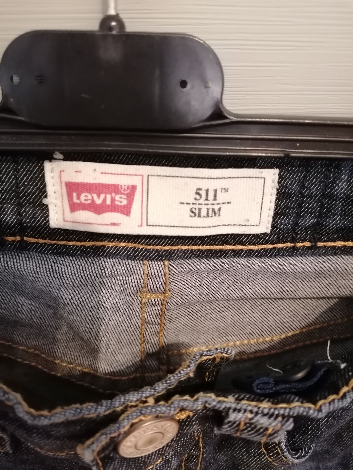 Calções de ganga Levi's Strauss tamanho 3 anos