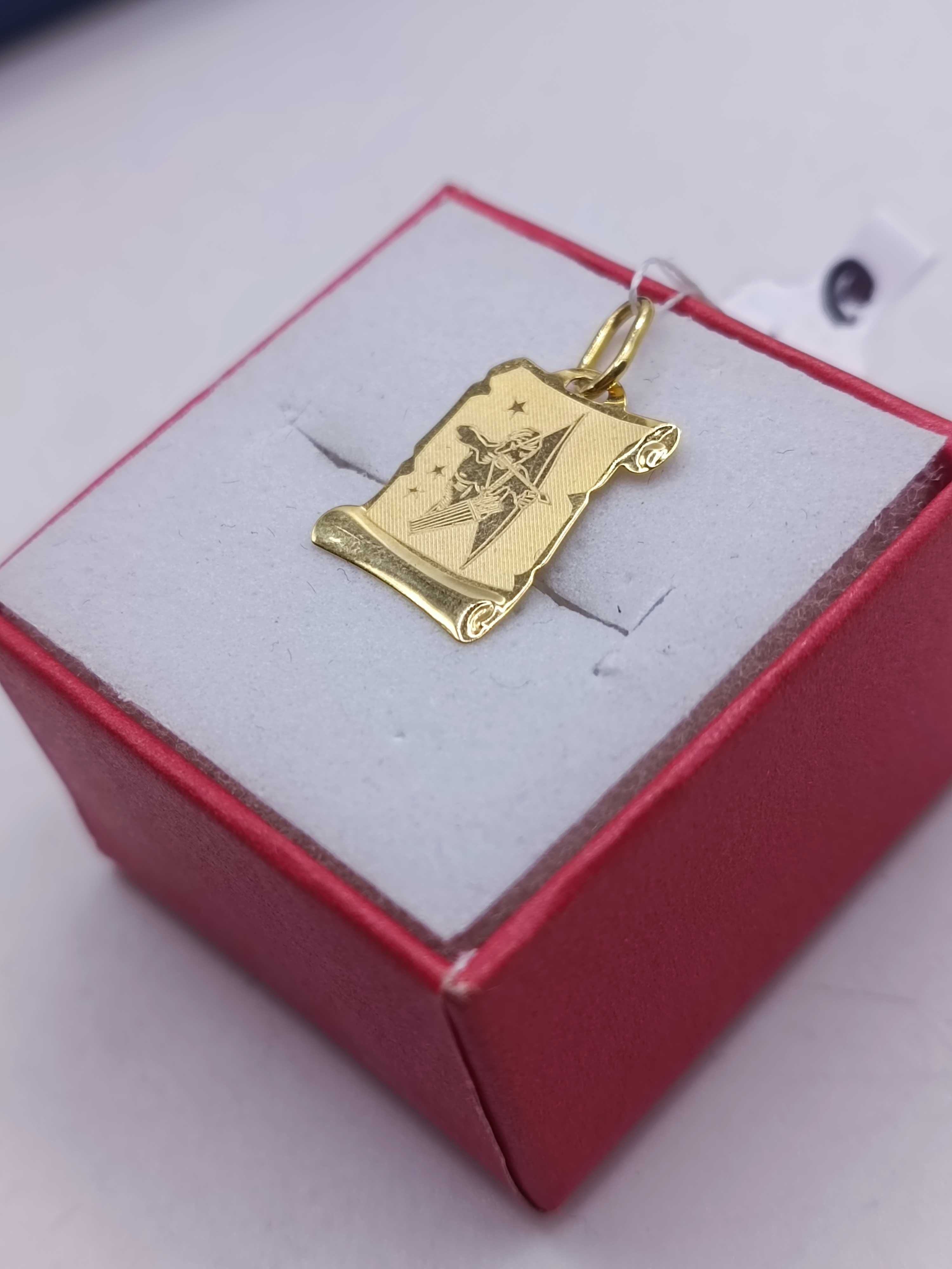 Złota Zawieszka Złoty Wisiorek Znak Zodiaku PR585 14K 747/12/24L