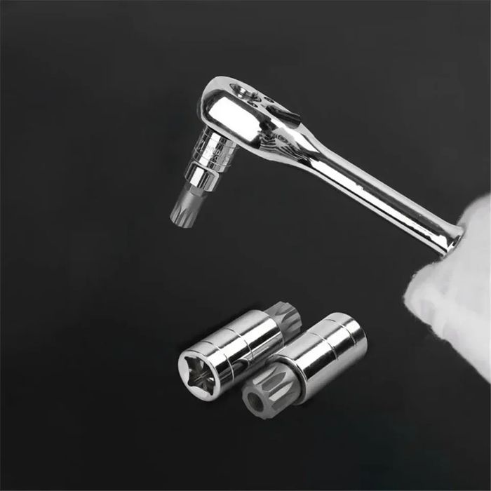 Jogo de 12 chaves 1/2, 1/4 e 3/8 XZN com estojo NOVO