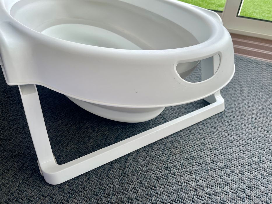 Banheira Asalvo dobrável Curviflex + Almofada Twistshake para bebés