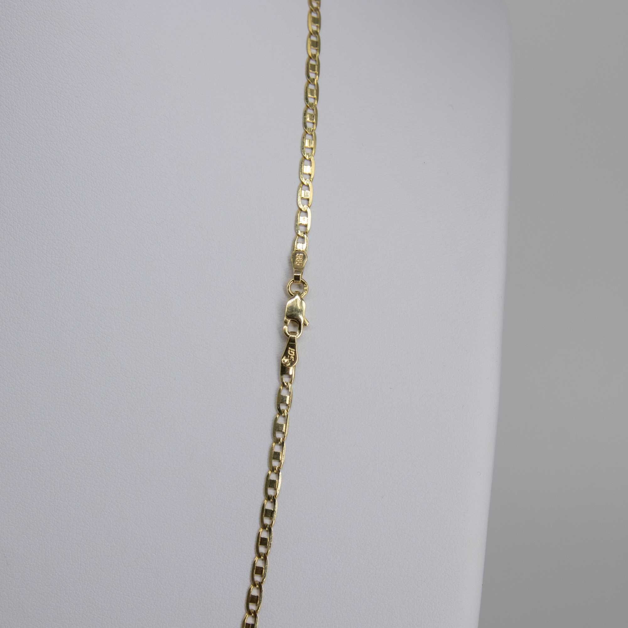 Złoty łańcuszek 585 5,64gram 60cm Gucci PEŁNY Nowy WYSYŁKA GRATIS