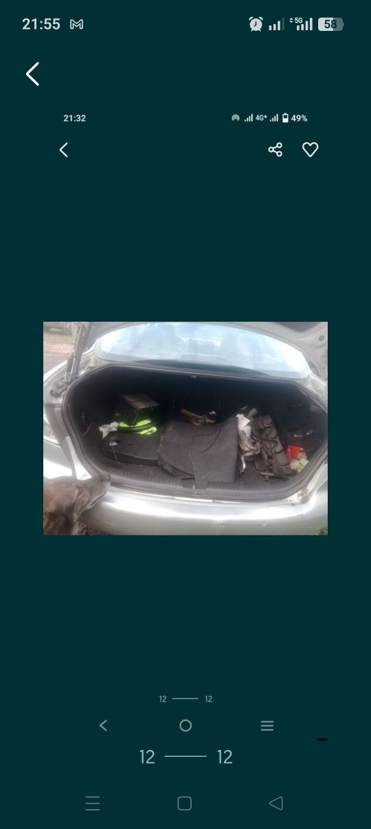 Mazda 2.0 gasolho ano 2003 so peças