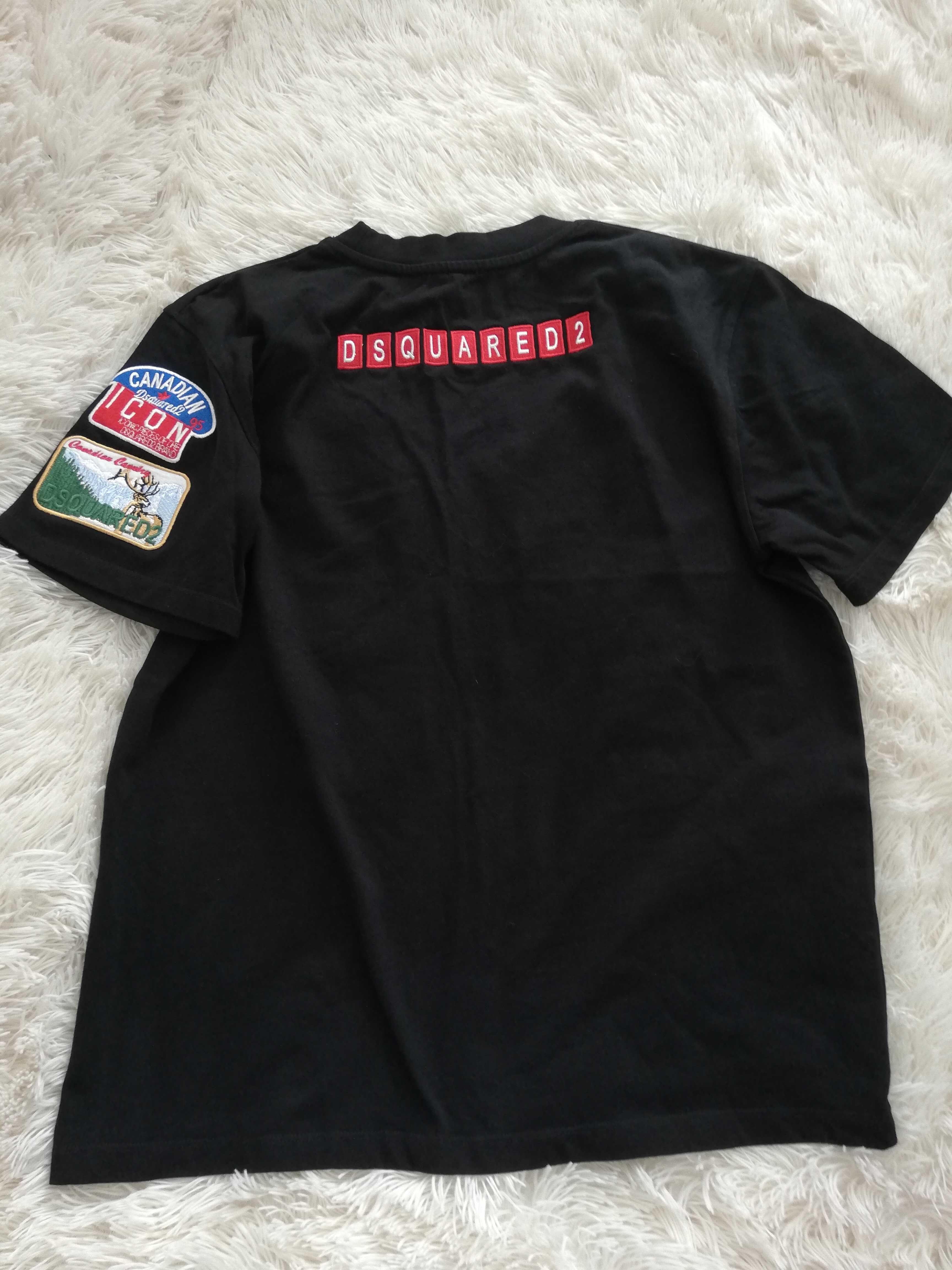 koszulka Dsquared2 Made in Italy M 38 czarna