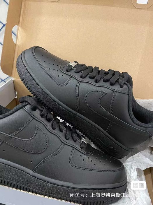 Buty Trampki NikeAir_Force_1_Low _07_Black_R.38