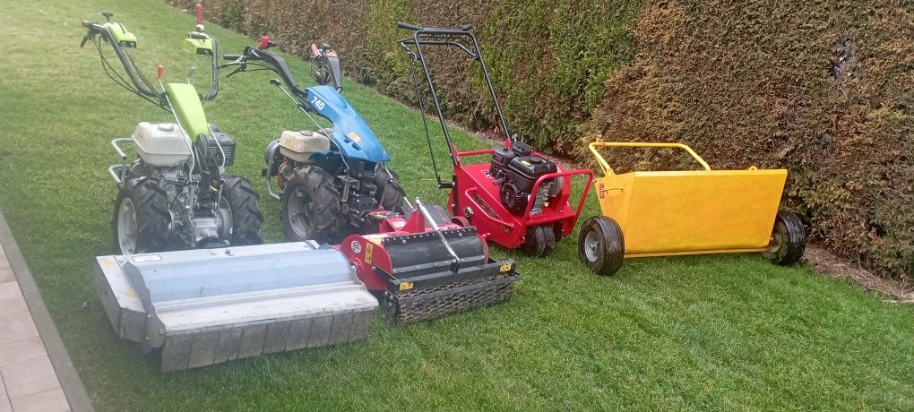 Aerator rurkowy piaskowanie koszenie traw glebogryzarka separacyjna